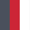 Graphite / Red / White